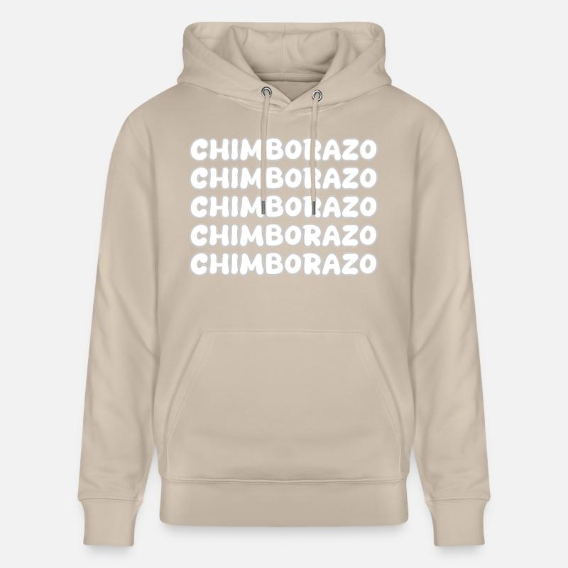 Chimborazo comme grimpant - Sweat à capuche bio CRUISER Stanley/Stella Unisexe - beige