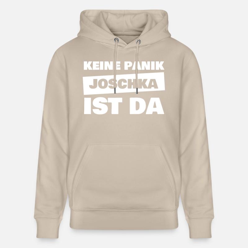 Joschka comme prénom - Sweat à capuche bio CRUISER Stanley/Stella Unisexe - beige