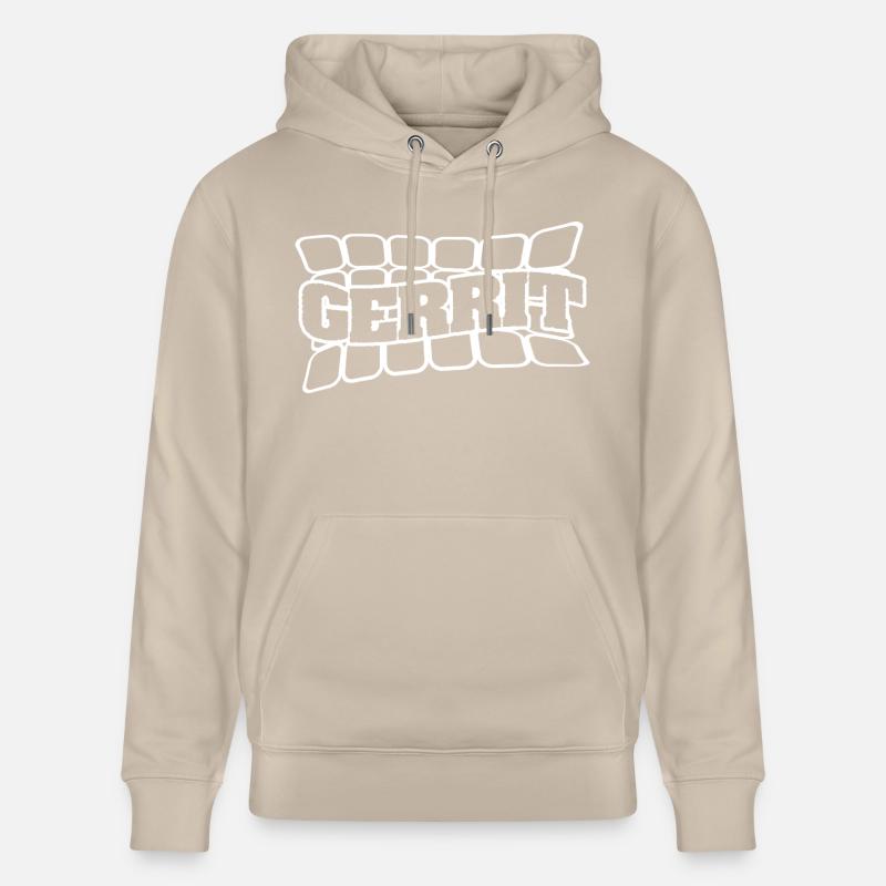 Nom Gerrit - Sweat à capuche bio CRUISER Stanley/Stella Unisexe - beige