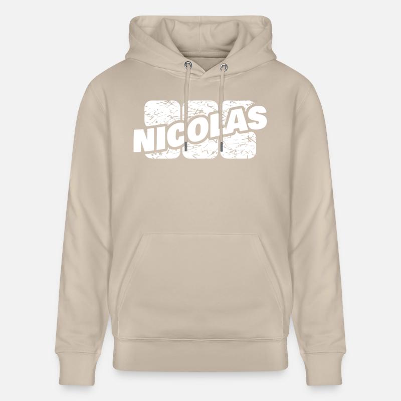 Cadeau pour Nicolas - Sweat à capuche bio CRUISER Stanley/Stella Unisexe - beige