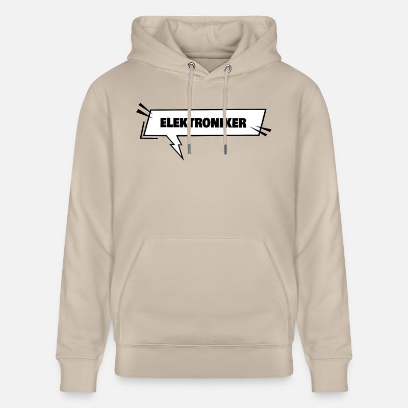 Cadeau pour technicien en électronique - Sweat à capuche bio CRUISER Stanley/Stella Unisexe - beige