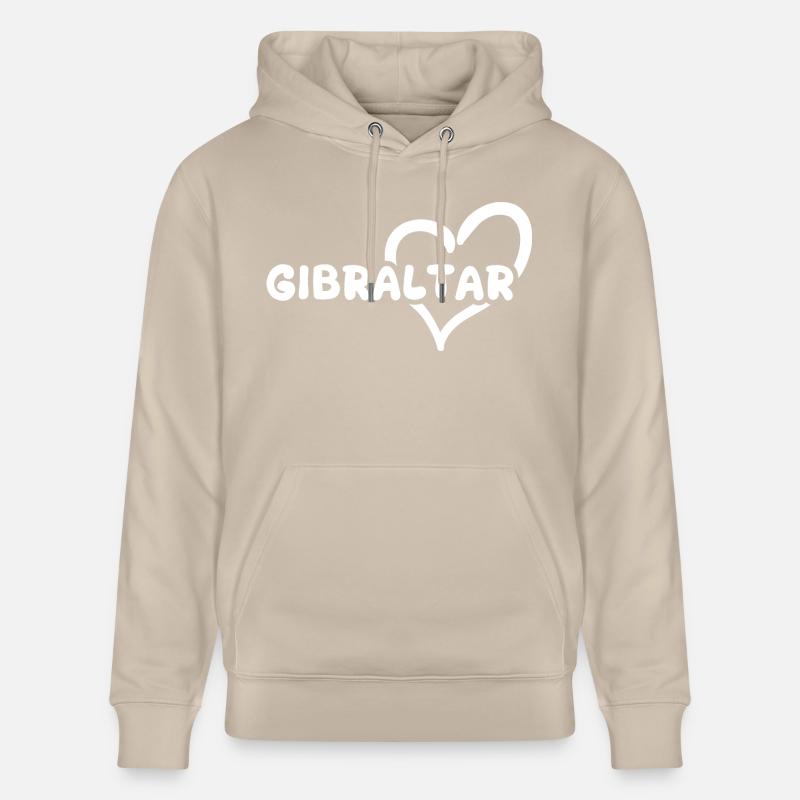 Cadeau pour Gibraltar - Sweat à capuche bio CRUISER Stanley/Stella Unisexe - beige