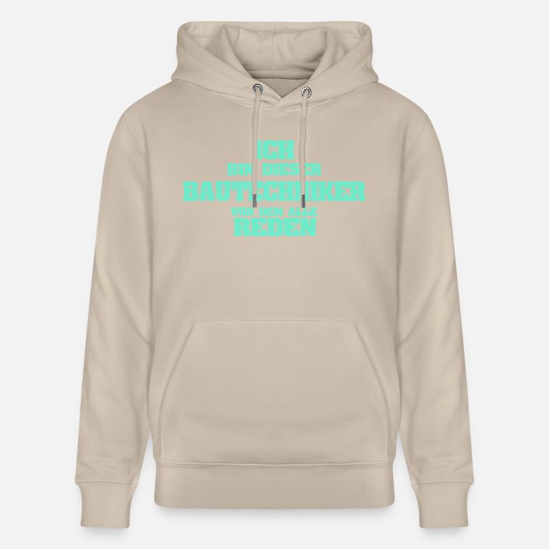 Profession Technicien en construction - Sweat à capuche bio CRUISER Stanley/Stella Unisexe - beige