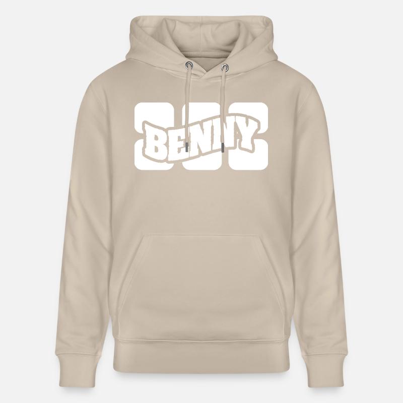 Benny comme nom - Sweat à capuche bio CRUISER Stanley/Stella Unisexe - beige
