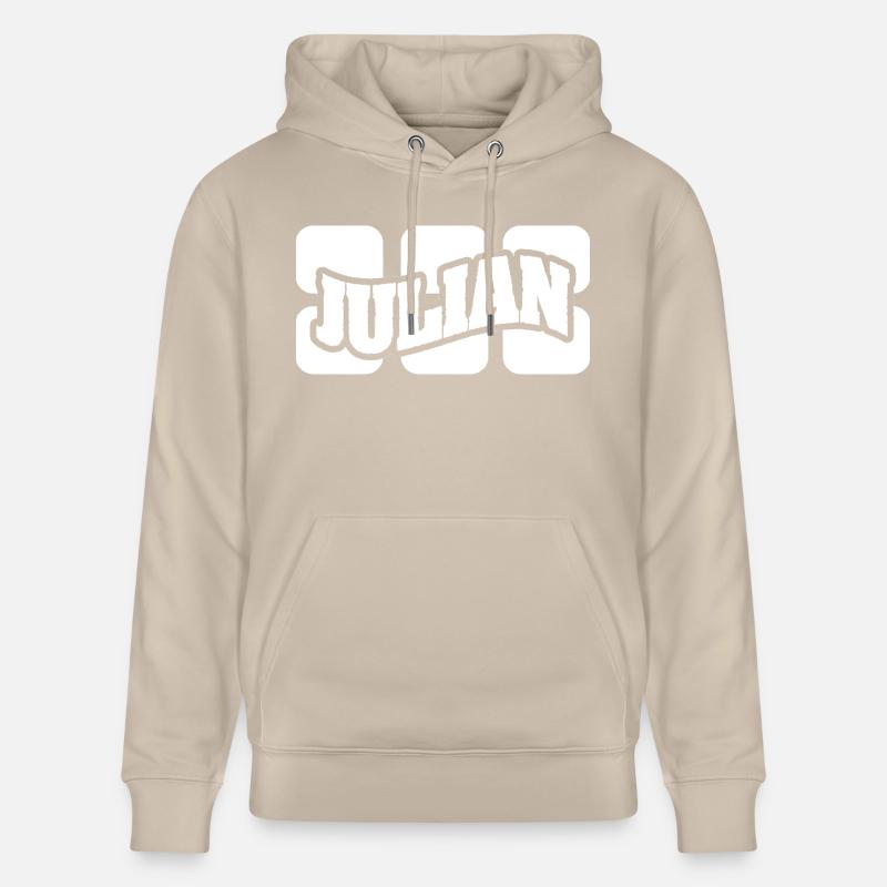 Julian comme nom - Sweat à capuche bio CRUISER Stanley/Stella Unisexe - beige