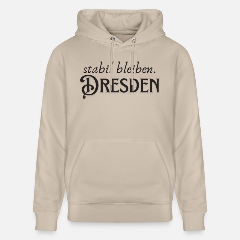 Rester stable à Dresde - Sweat à capuche bio CRUISER Stanley/Stella Unisexe - beige