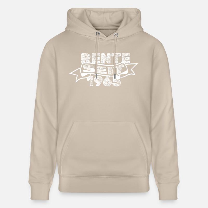 1965 1965 - Sweat à capuche bio CRUISER Stanley/Stella Unisexe - beige
