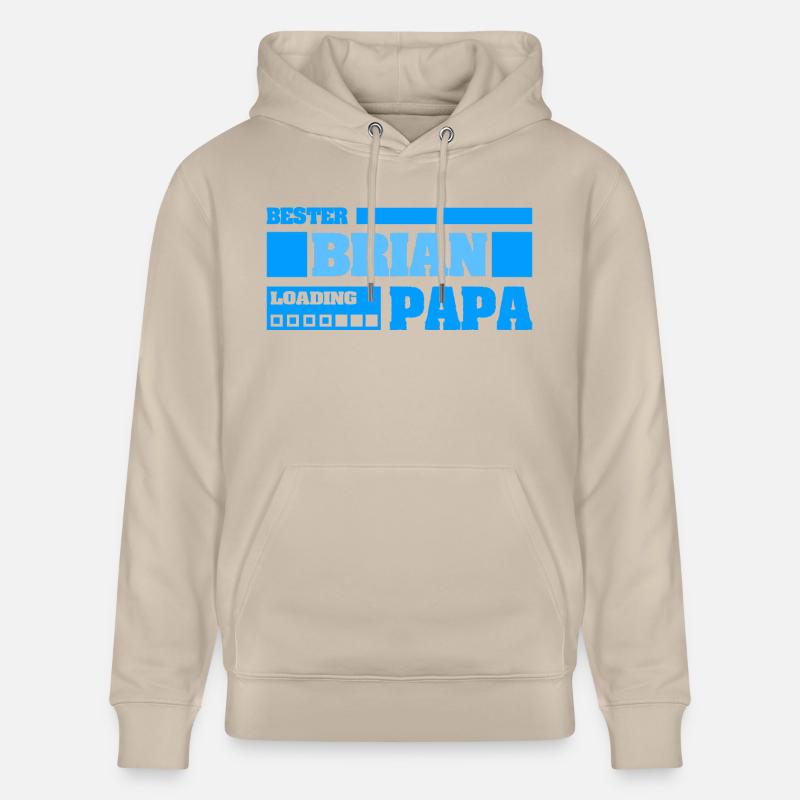 Prénom Brian - Sweat à capuche bio CRUISER Stanley/Stella Unisexe - beige