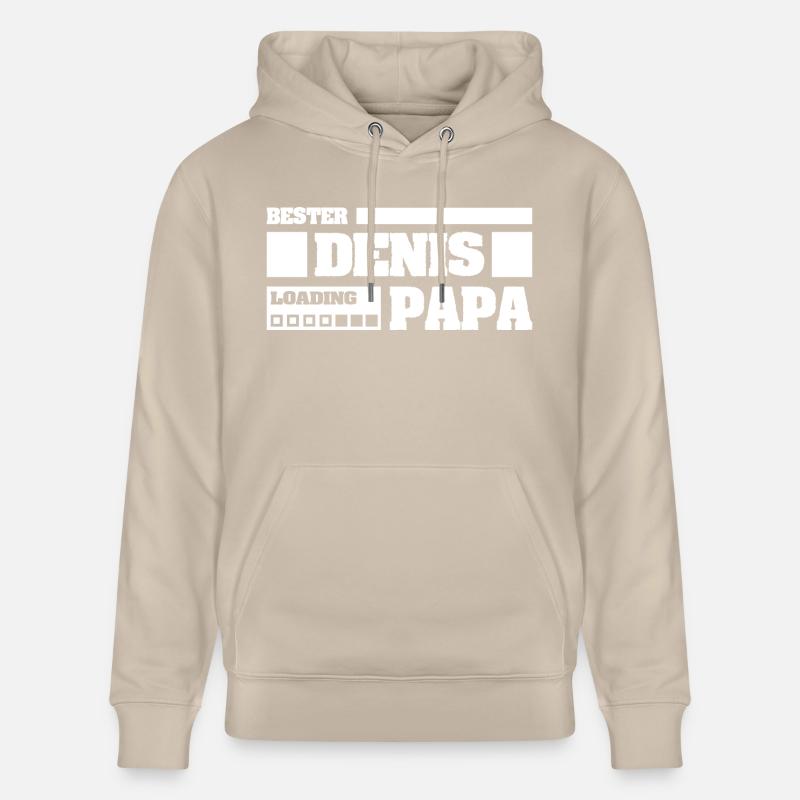 Denis als Vorname - Stanley/Stella Unisex Bio-Hoodie CRUISER  - Beige