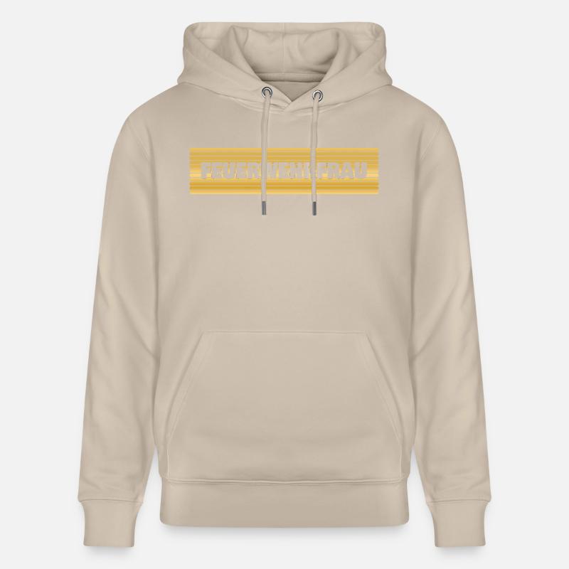 Cadeau pour pompier - Sweat à capuche bio CRUISER Stanley/Stella Unisexe - beige
