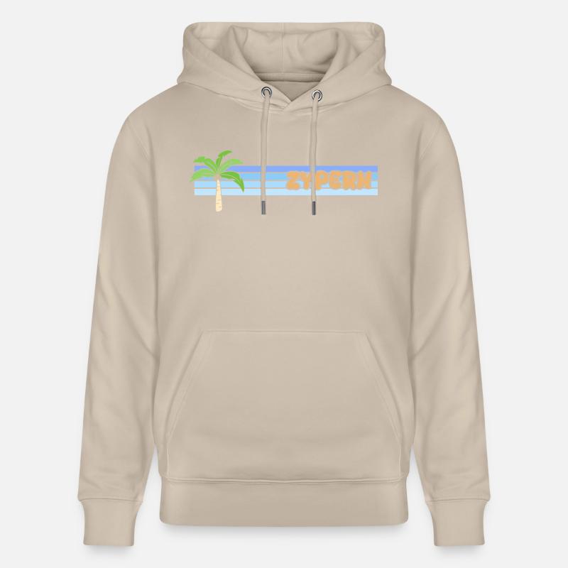 Vacances Chypre - Sweat à capuche bio CRUISER Stanley/Stella Unisexe - beige