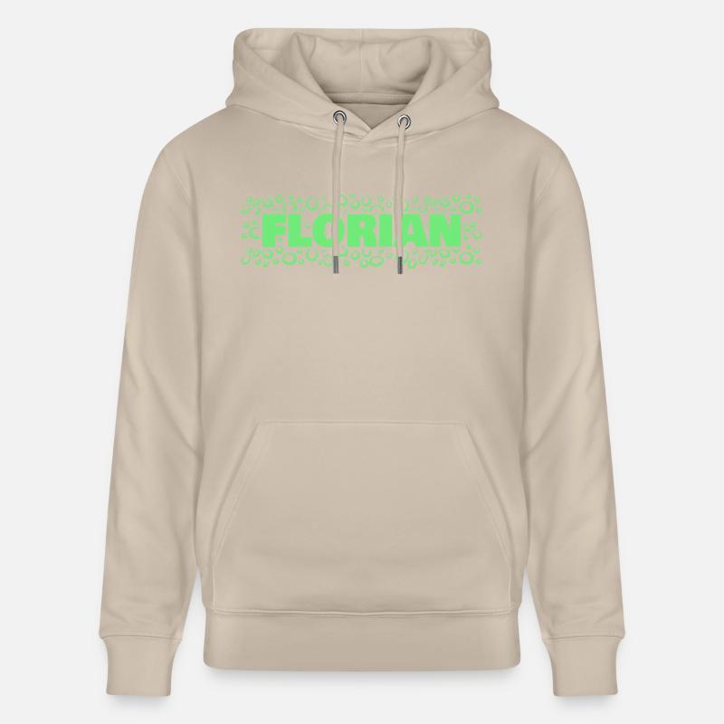 Vorname Florian - Stanley/Stella Unisex Bio-Hoodie CRUISER - Beige