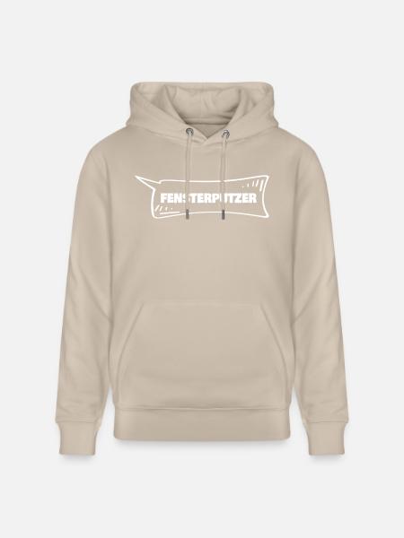 Fensterputzer als Sprechblase - Stanley/Stella Unisex Bio-Hoodie CRUISER  - Beige