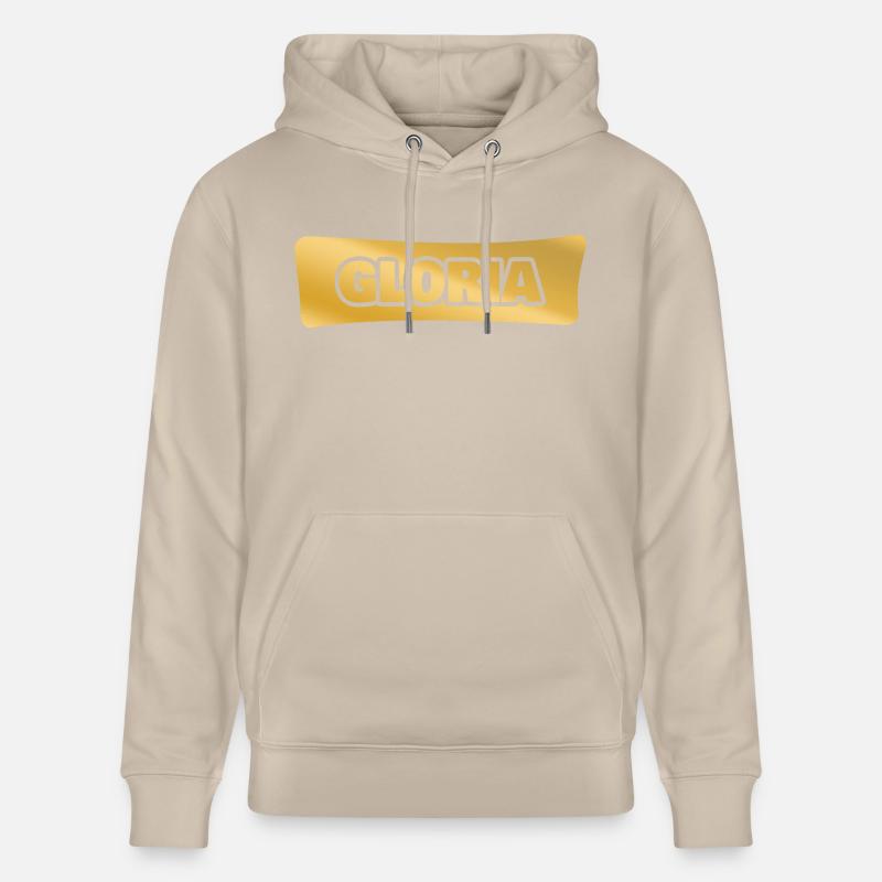 Prénom Gloria - Sweat à capuche bio CRUISER Stanley/Stella Unisexe - beige