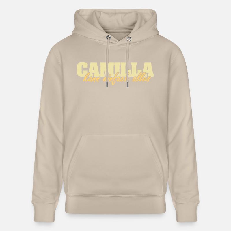 Mme Camilla - Sweat à capuche bio CRUISER Stanley/Stella Unisexe - beige