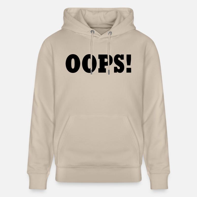 Oops - Sweat à capuche bio CRUISER Stanley/Stella Unisexe - beige