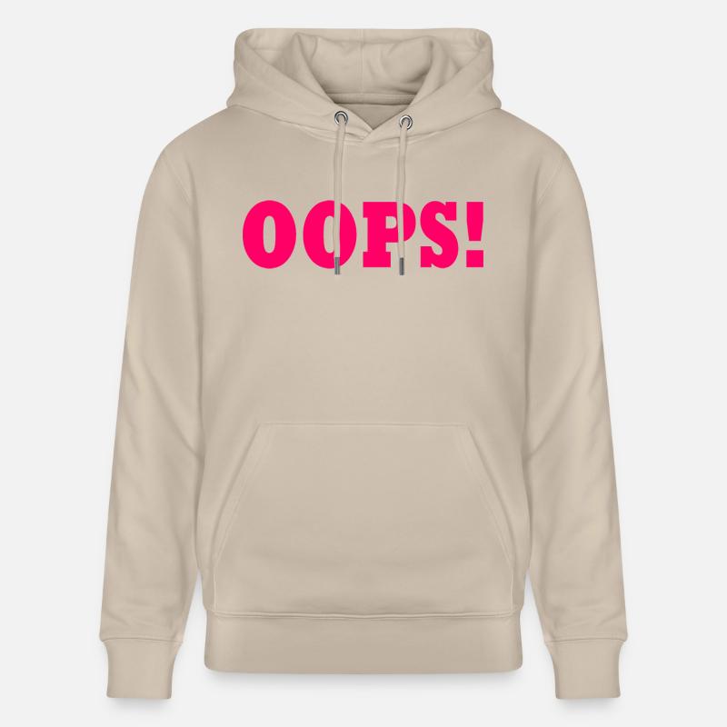 Oops - Sweat à capuche bio CRUISER Stanley/Stella Unisexe - beige