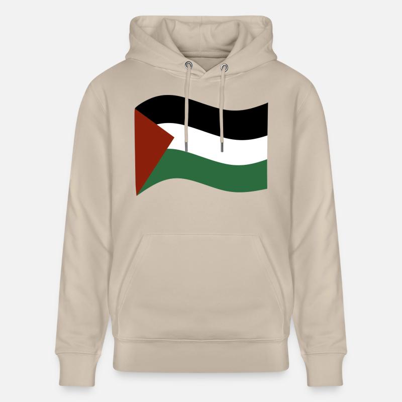 Drapeau de la Palestine - Sweat à capuche bio CRUISER Stanley/Stella Unisexe - beige