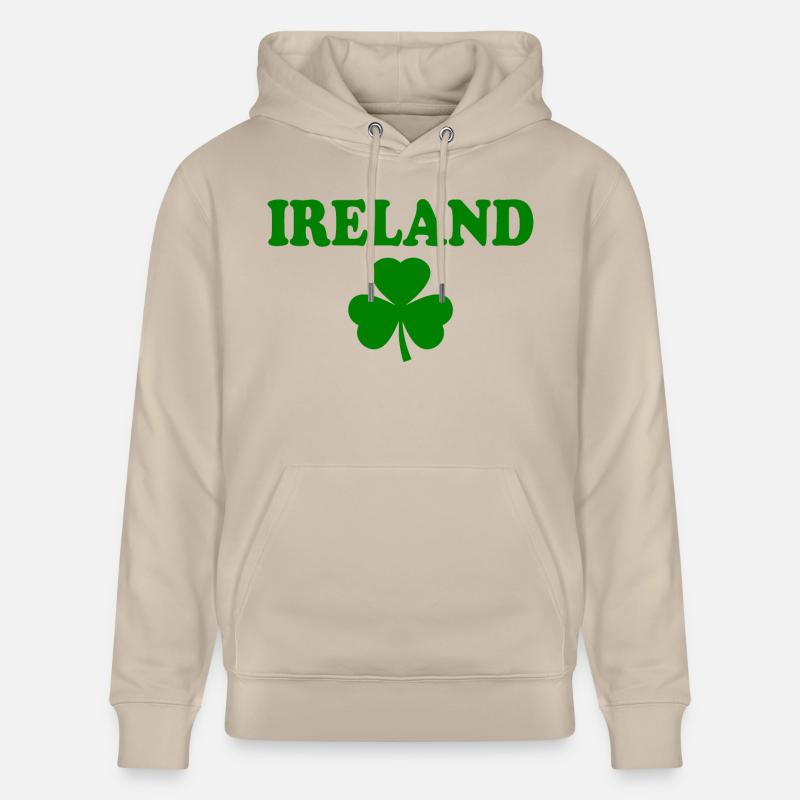 Trèfle d’Irlande Trèfles - Sweat à capuche bio CRUISER Stanley/Stella Unisexe - beige