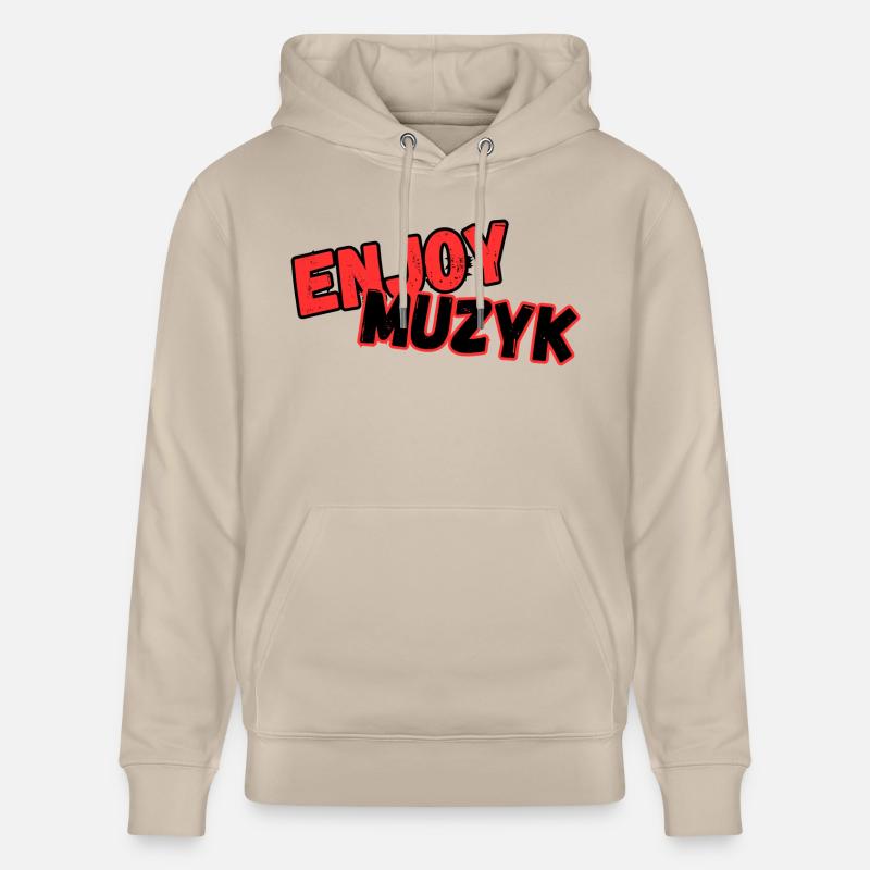 enjoy muzyk - Sweat à capuche bio CRUISER Stanley/Stella Unisexe - beige