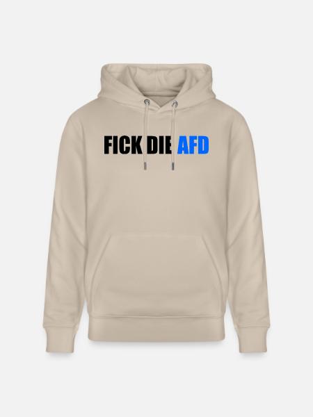 Fick die afd - Stanley/Stella Unisex Bio-Hoodie CRUISER  - Beige