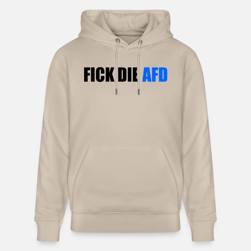 Fick die afd - Stanley/Stella Unisex Bio-Hoodie CRUISER  - Beige