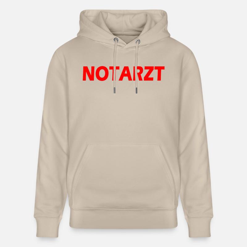 Notarzt - Sweat à capuche bio CRUISER Stanley/Stella Unisexe - beige