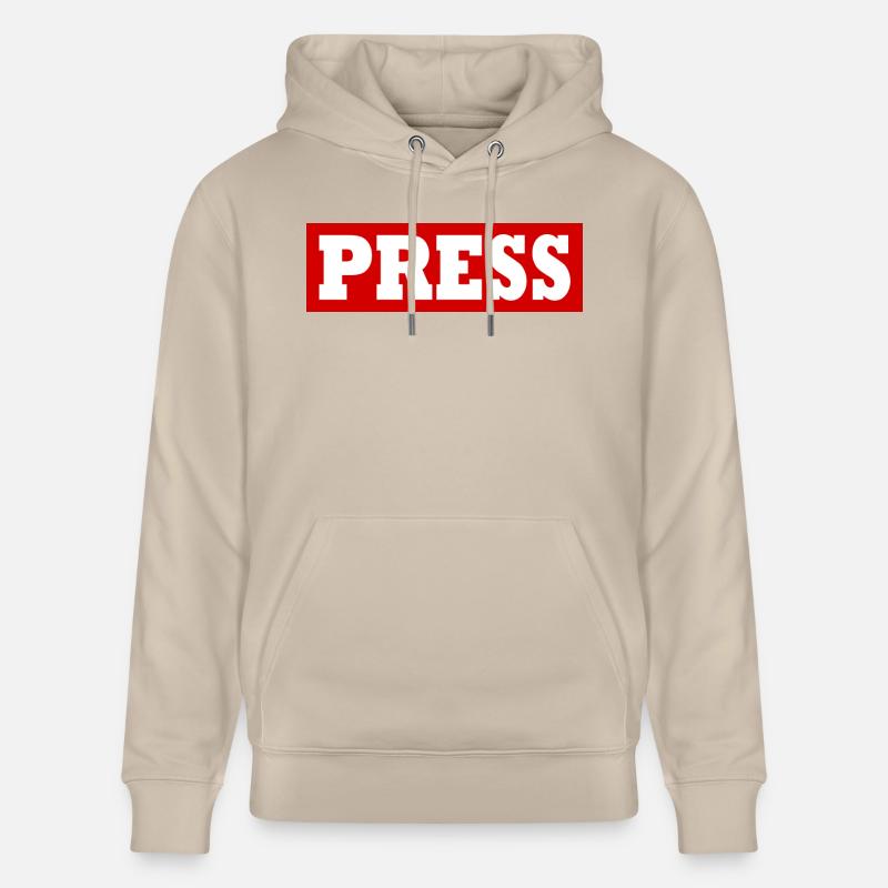 Press - Sweat à capuche bio CRUISER Stanley/Stella Unisexe - beige