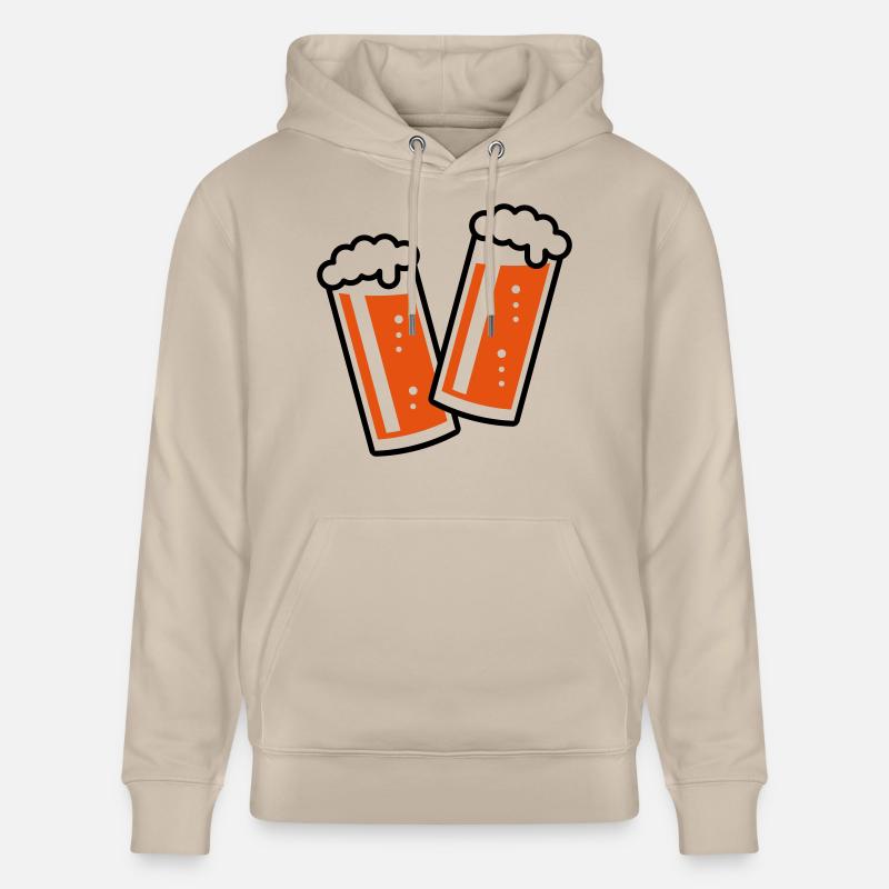 XZwei Düsseldorfer (2C) - Sweat à capuche bio CRUISER Stanley/Stella Unisexe - beige