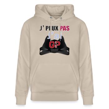 J'peux pas j'ai GP (Ducat M,M) - Sweat à capuche bio CRUISER Stanley/Stella Unisexe - beige - Devant - Alina (178cm) & Michal (187cm)