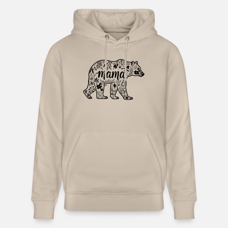 mama bear - maman ourse - Sweat à capuche bio CRUISER Stanley/Stella Unisexe - beige