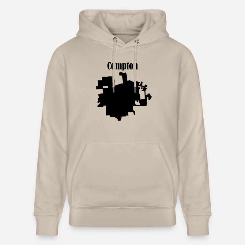 Noir Compton - Sweat à capuche bio CRUISER Stanley/Stella Unisexe - beige