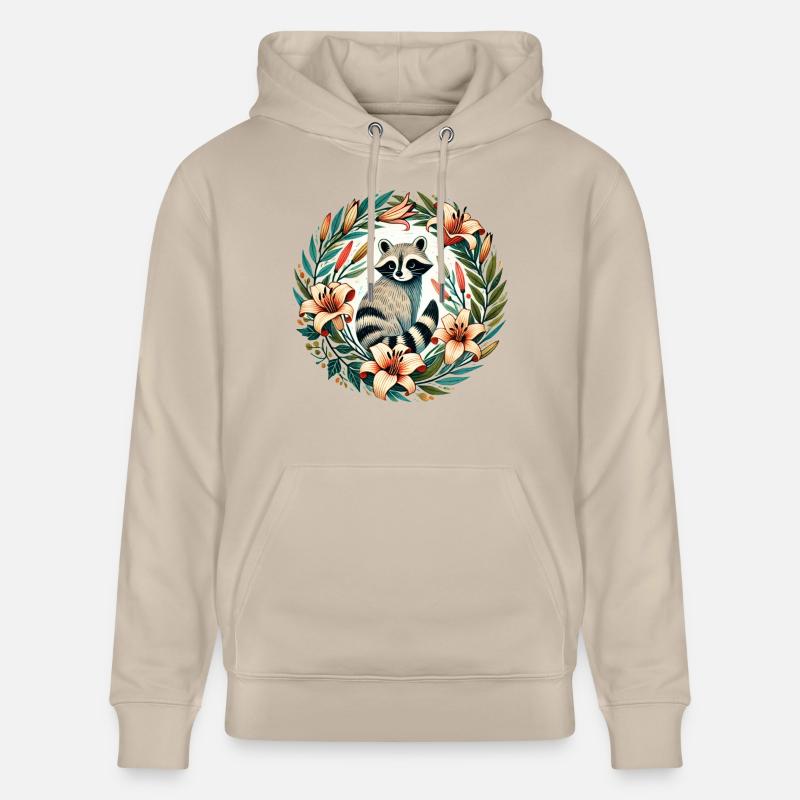 Lys raton laveur - Sweat à capuche bio CRUISER Stanley/Stella Unisexe - beige