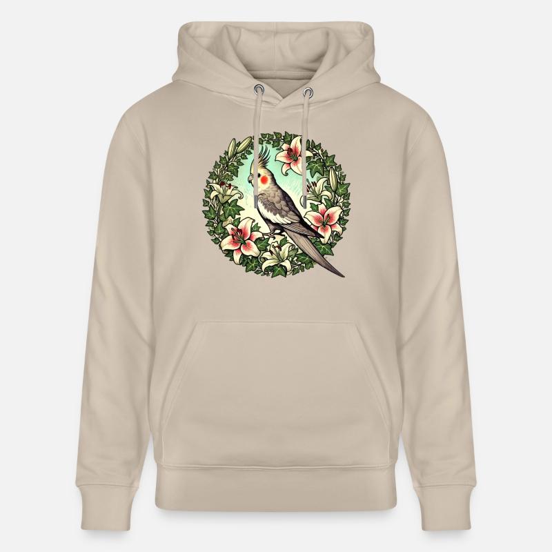 Calopsitte - Sweat à capuche bio CRUISER Stanley/Stella Unisexe - beige