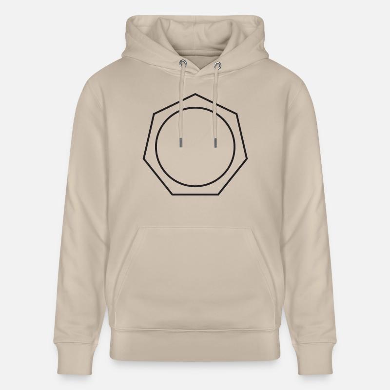 Kreis im Siebeneck oder Mutter - Stanley/Stella Unisex Bio-Hoodie CRUISER  - Beige