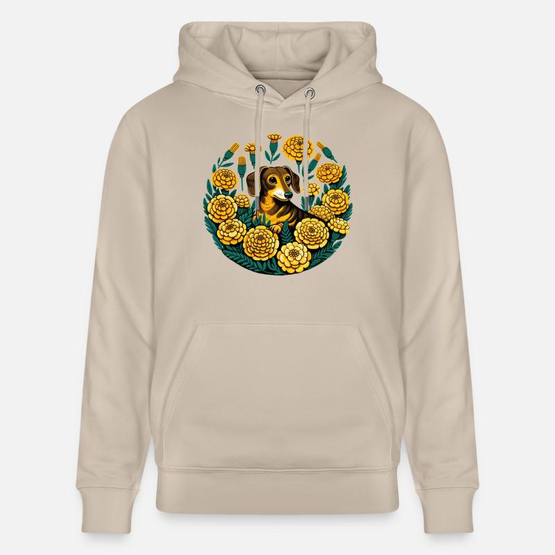 Teckel - Sweat à capuche bio CRUISER Stanley/Stella Unisexe - beige