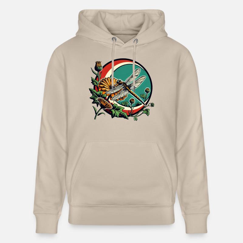 Libellule - Sweat à capuche bio CRUISER Stanley/Stella Unisexe - beige