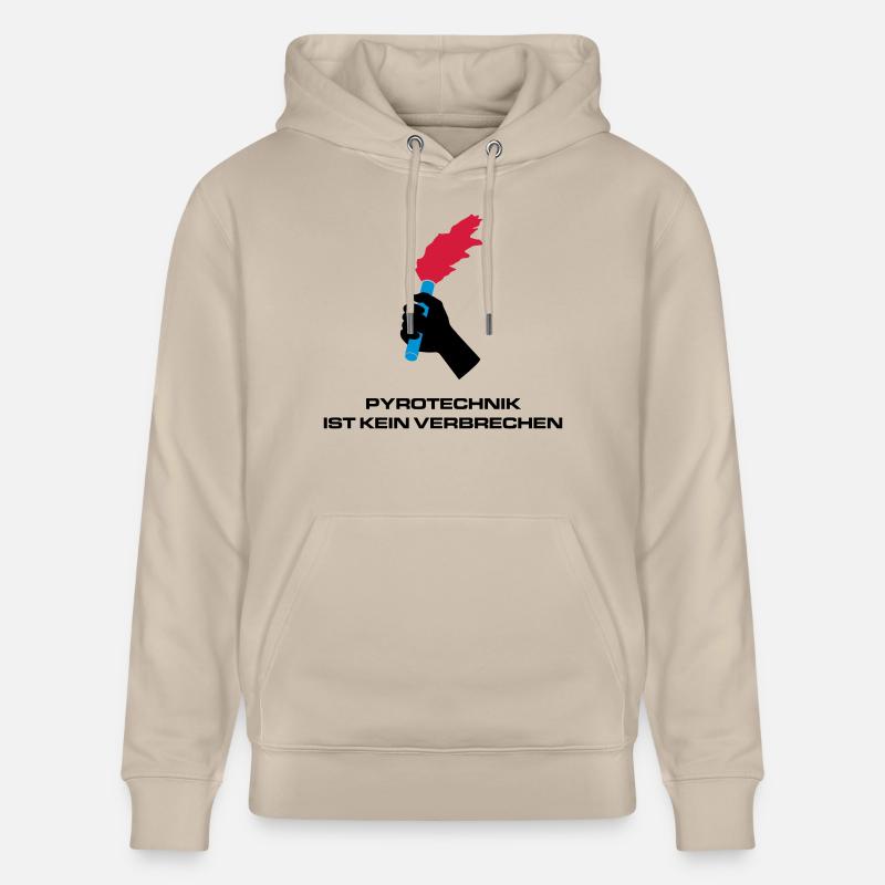 Pyrotechnik - Stanley/Stella Unisex Bio-Hoodie CRUISER  - Beige
