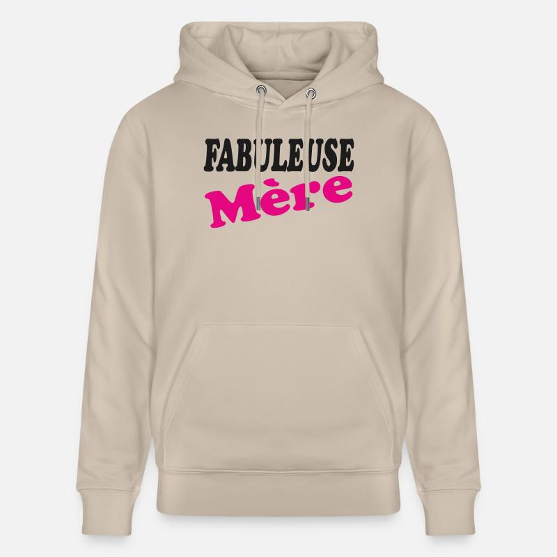 FABULEUSE Mère - Sweat à capuche bio CRUISER Stanley/Stella Unisexe - beige