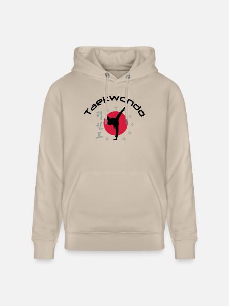 taekwondo_3 - Stanley/Stella Unisex Bio-Hoodie CRUISER  - Beige
