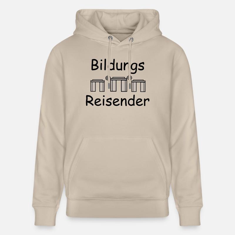 Bildungsreisender - Stanley/Stella Unisex Bio-Hoodie CRUISER  - Beige