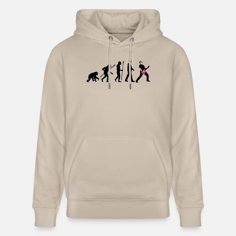 evolution_rocks_032012_a_2c - Sweat à capuche bio CRUISER Stanley/Stella Unisexe - beige