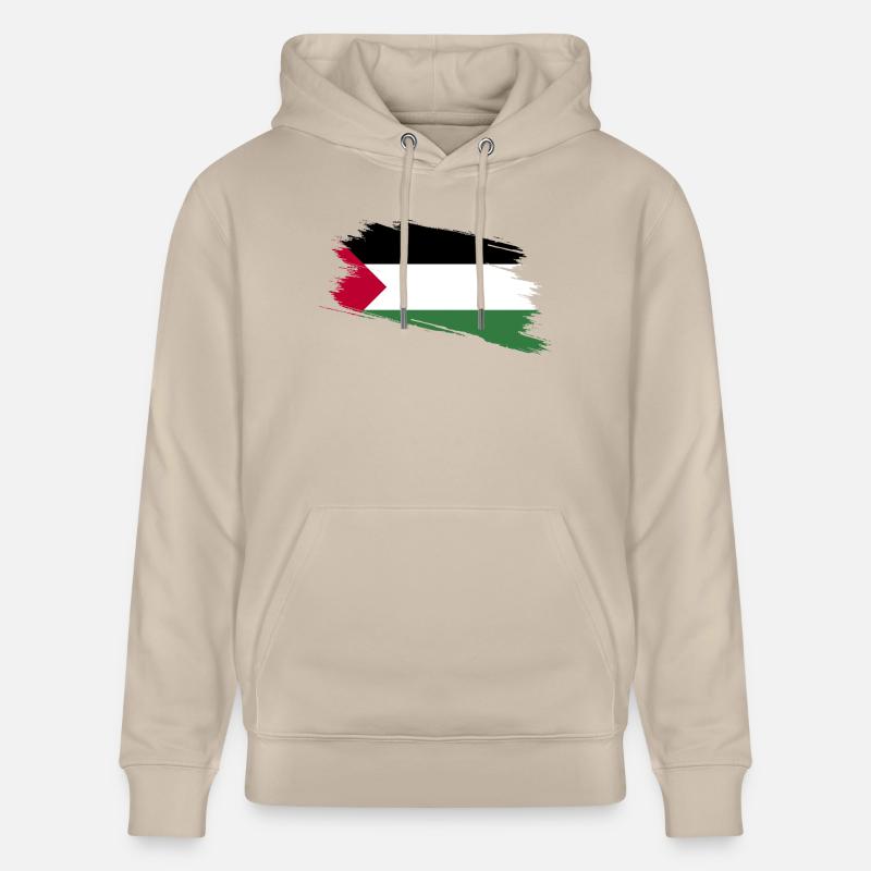 Drapeau Palestine - Sweat à capuche bio CRUISER Stanley/Stella Unisexe - beige