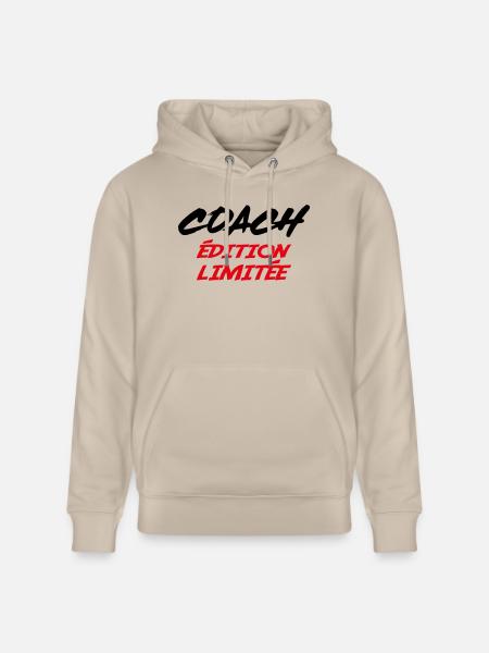 COACH Limited Edition - Stanley/Stella CRUISER Unisex Organic Hoodie - beige