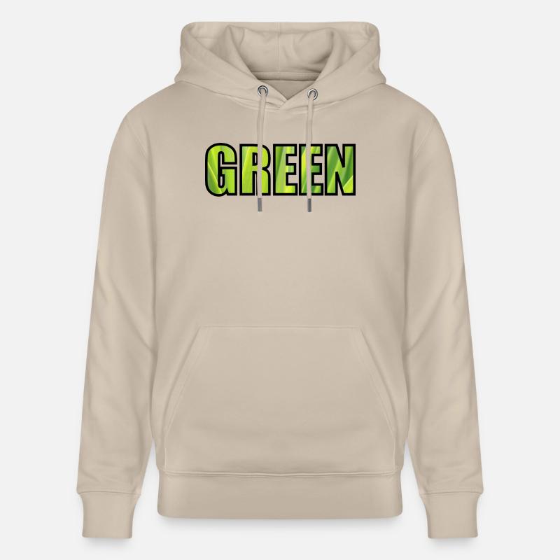 VERT - Sweat à capuche bio CRUISER Stanley/Stella Unisexe - beige