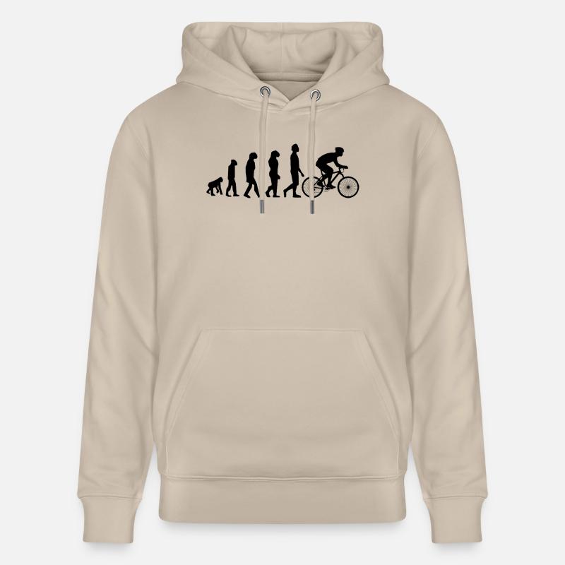 Vélo Evolution / Vélo de route - Sweat à capuche bio CRUISER Stanley/Stella Unisexe - beige