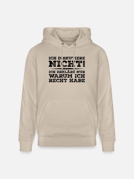 I'm Not Arguing - Stanley/Stella Unisex Bio-Hoodie CRUISER - Beige