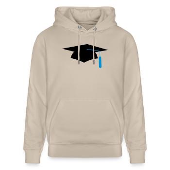 graduation - Stanley/Stella CRUISER Unisex Organic Hoodie - beige - Front - Alina (178cm) & Michal (187cm)