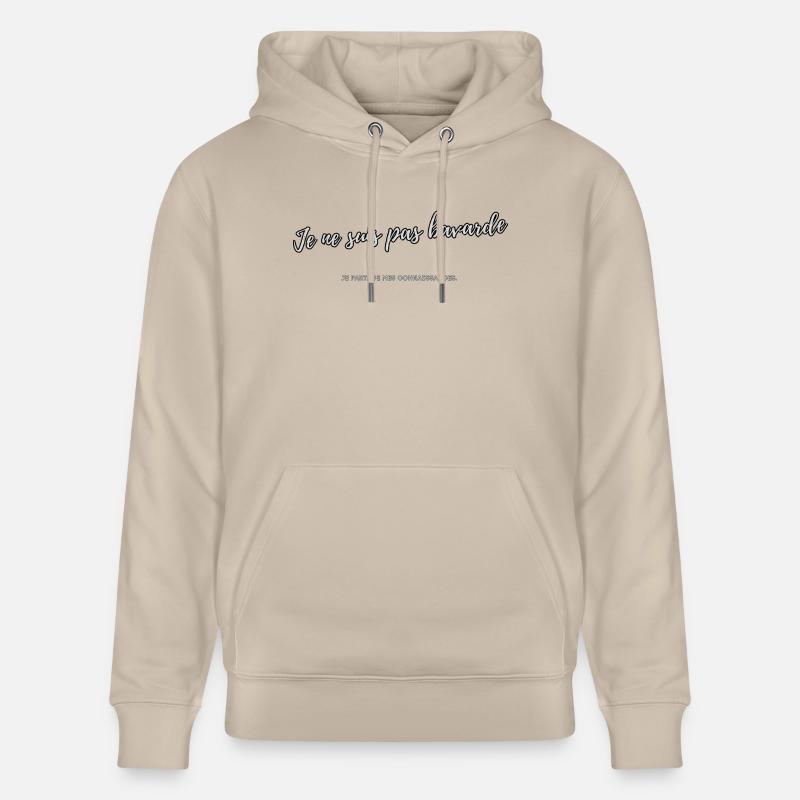 Bavarde 2 - Sweat à capuche bio CRUISER Stanley/Stella Unisexe - beige