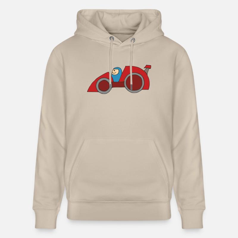 Voiture de course - Sweat à capuche bio CRUISER Stanley/Stella Unisexe - beige